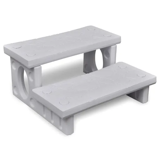 Escalones Para Bañera de Hidromasaje Blanco