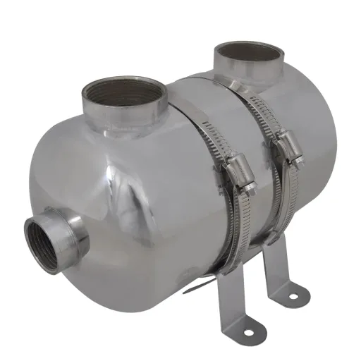 Intercambiador de Calor Para Piscina, 292 x 134 mm, 28 kW