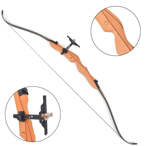 Arco Recurvo Para Adultos 68", 32 Libras