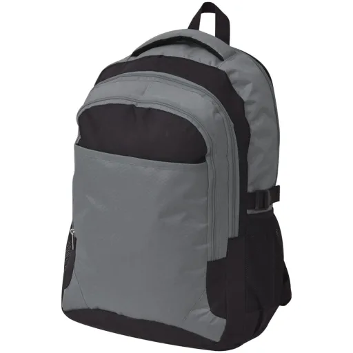 Mochila de Colegio 40 L Negra y Gris