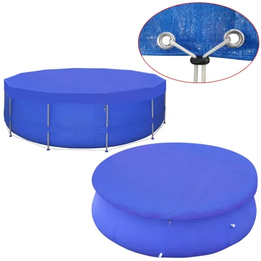 Cubierta de Piscina PE 460 cm 90 g/m² Redonda