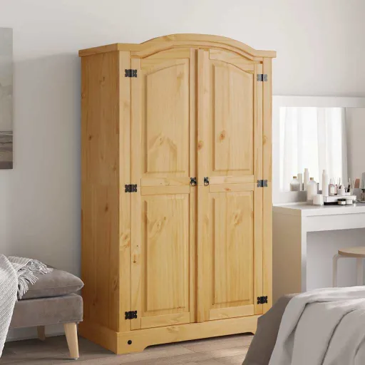 Armario Madera de Pino Mexicano Estilo Corona 2 Puertas