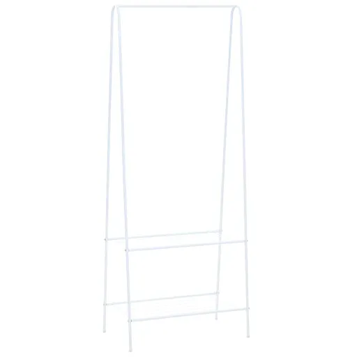 Perchero de Ropa Blanco 59x35x150 cm