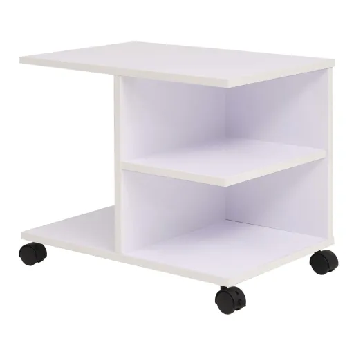 Estantería Con Ruedas Blanca 50x35x42 cm