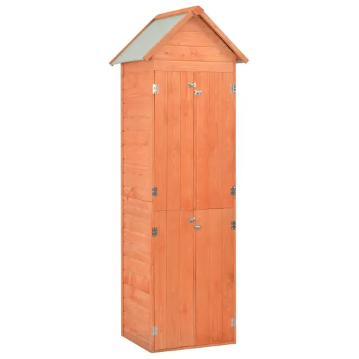 Caseta de Almacenamiento de Jardín de Madera 71x60x213 cm