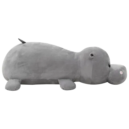 Hipopótamo de Peluche Gris