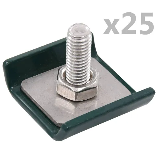 Conector de Enrejado 25 Sets Verde