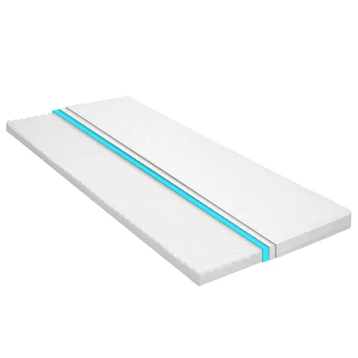 Sobrecolchón 100x200 cm Espuma de Gel Frio 6 cm Perfil Huevo