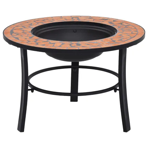 Brasero de Mosaico Cerámica Terracota 68 cm