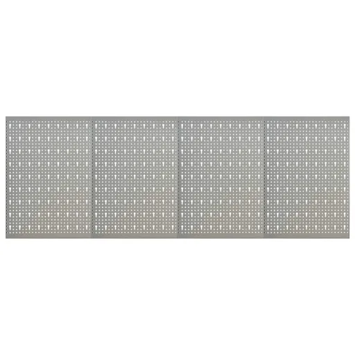 Tableros de Clavijas Para Pared 4 Unidades Acero 40x58 cm