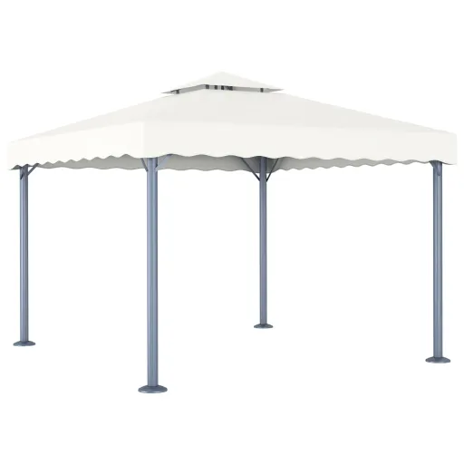 Cenador Color Crema Aluminio 300x300 cm