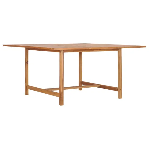 Mesa de Jardín de Madera Maciza de Teca 150x150x76 cm