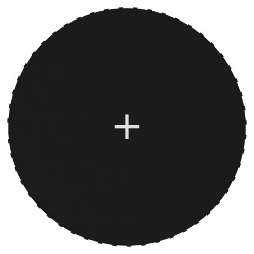 Lona de Salto Para Cama Elástica Redonda Tela Negro 3,05 m