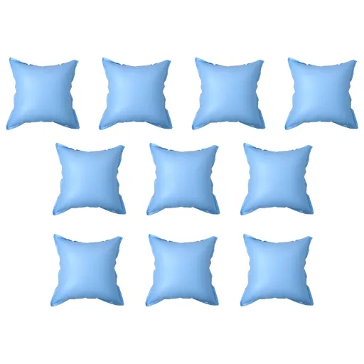Cojines Hinchables Para Cubiertas de Piscinas 10 Uds PVC