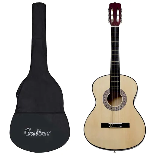 Set de Guitarra Clásica Para Principiantes 12 Piezas 4/4 39"