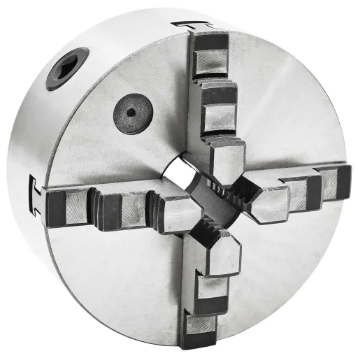 Mandril de Torno Autocentrante de 4 Mordazas 160 mm Acero
