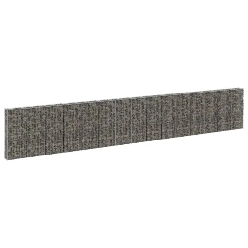 Muro de Gaviones Con Cubiertas Acero Galvanizado 900x30x150 cm
