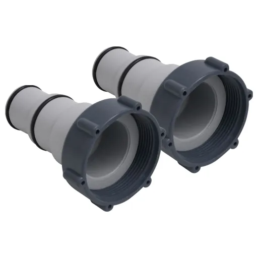 Adaptadores Para Manguera de Piscina 2 Unidades Plástico