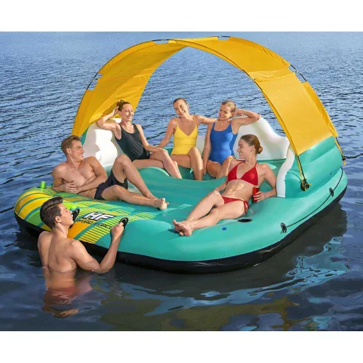 Bestway Colchoneta Inflable Para 5 Personas Sunny Lounge 291x265x83 cm