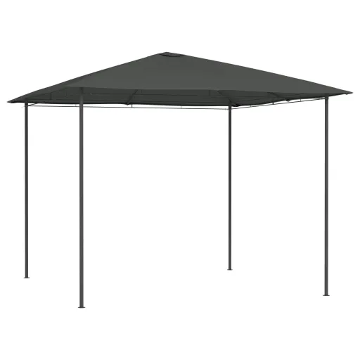 Cenador Gris Antracita 3x3x2,6 m 160 g/m²