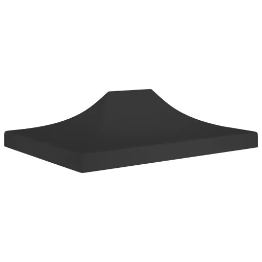 Techo de Carpa Para Celebraciones Negro 4x3 m 270 g/m²