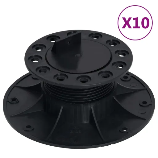 Patas Ajustables Para Terraza 10 Unidades 60-88 mm