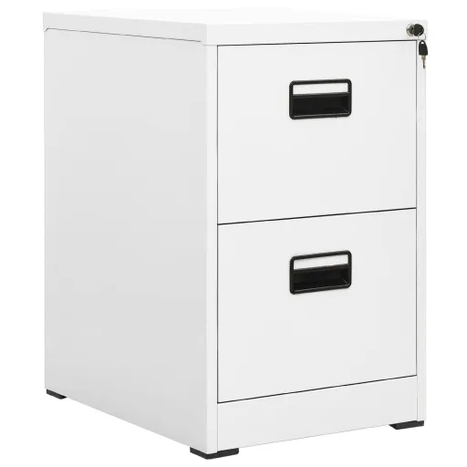 Armario Archivador de Acero Blanco 46x62x72,5 cm