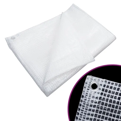 Lona de Gasa de Vuelta Blanco 140 g/m² 3x5 m