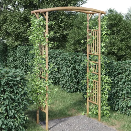 Arco Para Rosas de Bambú 118x40x187 cm