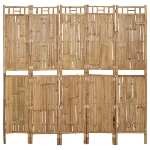 Biombo Divisor de 5 Paneles 200x180 cm
