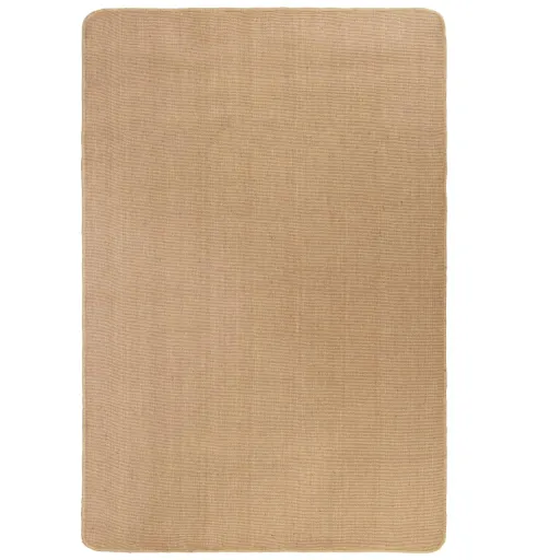 Alfombra de Yute Con Reverso de Látex Gris 180x250 cm