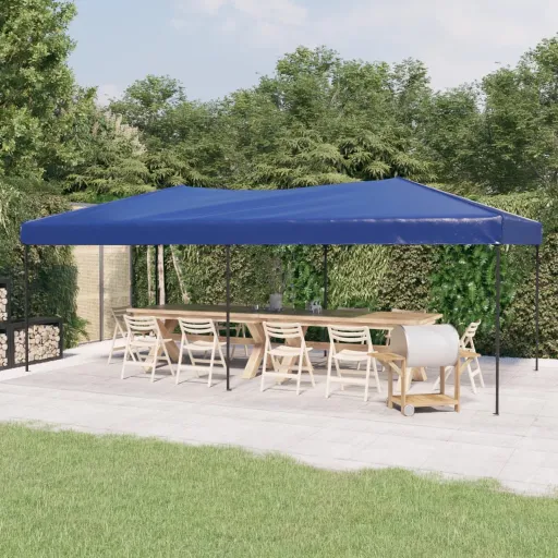 Carpa Para Fiestas Plegable Azul 3x6 m