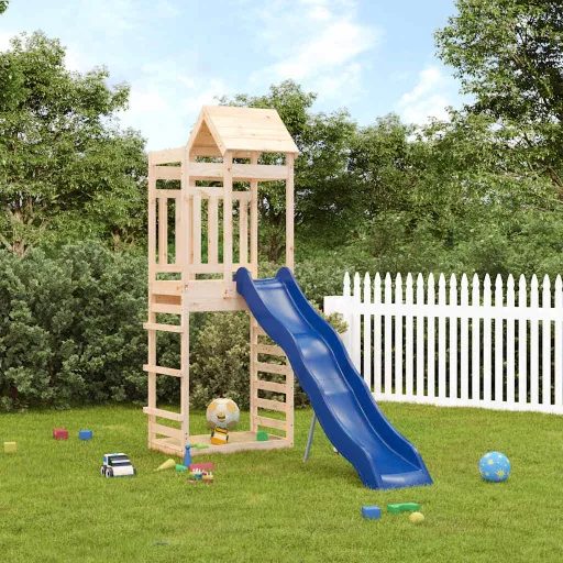Parque Infantil de Exterior Madera Maciza de Pino