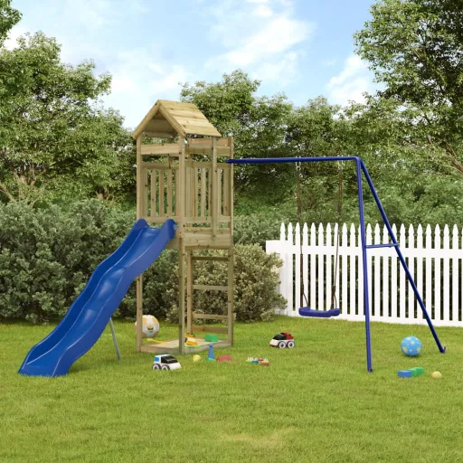 Parque Infantil de Exterior Madera de Pino Impregnada