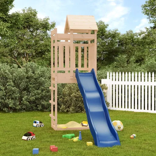 Parque Infantil de Exterior Madera Maciza de Pino