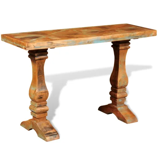 Mesa Consola de Madera Maciza Reciclada