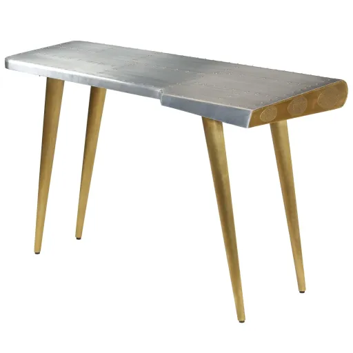 Escritorio Con Estilo de Aviador Vintage 120x60x76 cm
