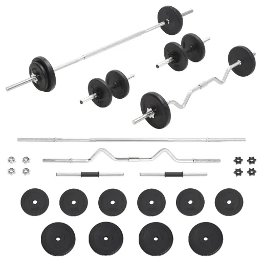 Juego de Barras y Pesas 30 kg