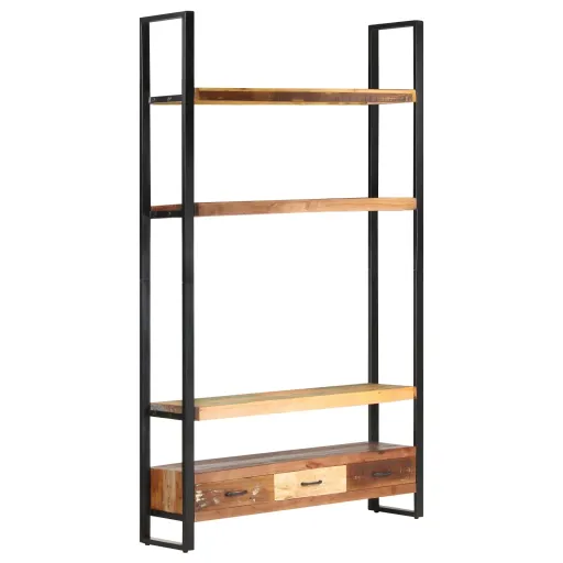 Estantería Madera Maciza Reciclada 118x30x200 cm