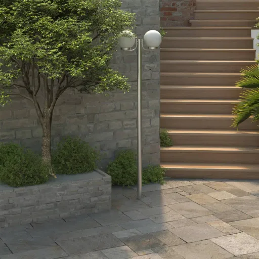 Farola de Jardín 2 Focos 220 cm
