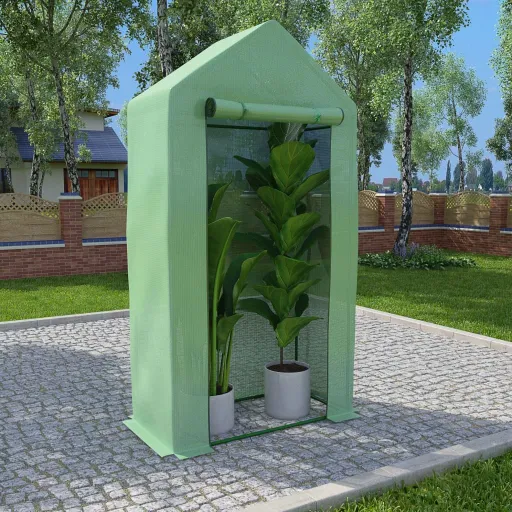 Invernadero Con Estructura de Acero 0,5 m² 1x0,5x1,9 m