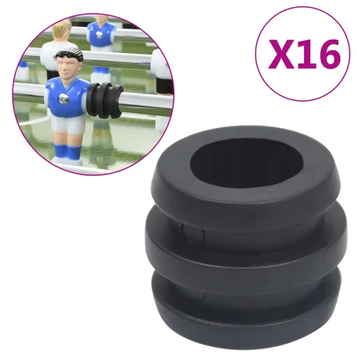 Topes de Jugador de Futbolín 15,9/16 mm Barra 16 Piezas