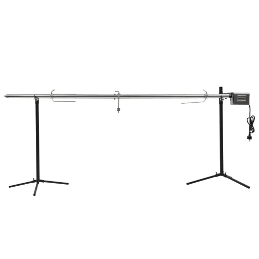 Barbacoa Grill Automática Motor Acero Inoxidable 207x45x81 cm