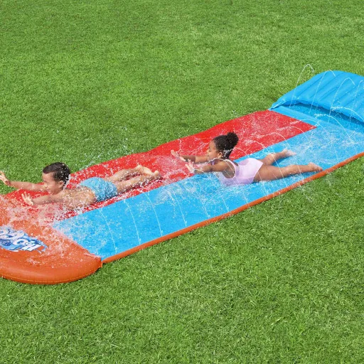 Bestway Tobogán Acuático de Doble Pista H2OGO