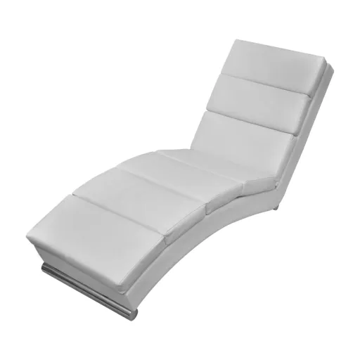 Diván de Cuero Sintético Blanco