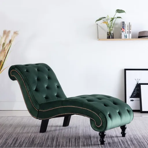 Diván de Terciopelo Verde