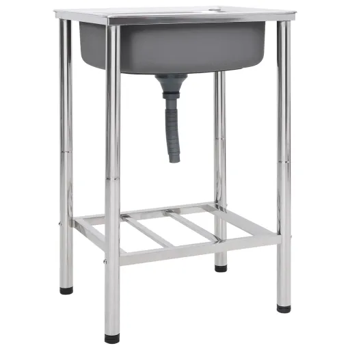 Fregadero de Camping de un Seno Acero Inoxidable