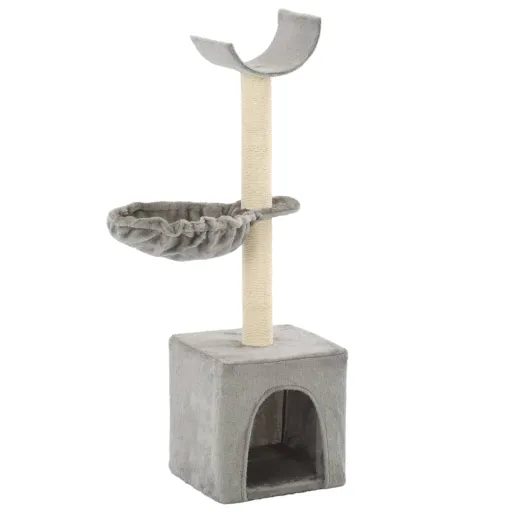 Rascador Para Gatos Con Poste de Sisal 105 cm Gris