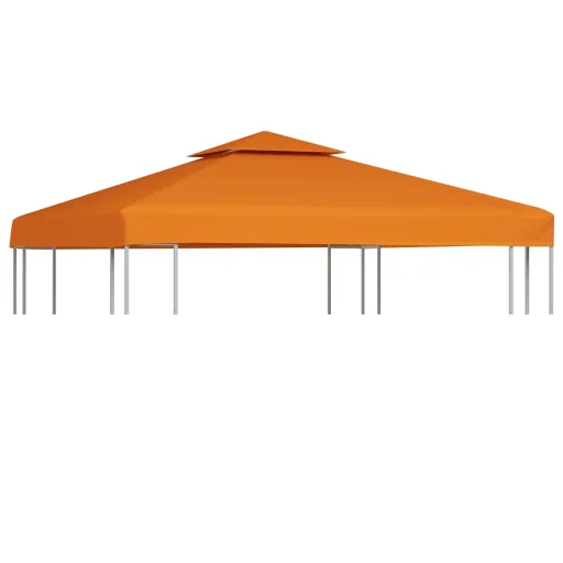 Cubierta de Repuesto de Cenador Naranja 310 g/m² 3x3 m
