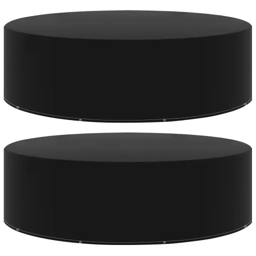 Fundas de Muebles de Jardín 2 Uds 10 Ojales 325x90 cm